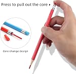 Colored Mechanical Pencil 2.6mm for Coloring and Drawing, Mechanical Colored Pencils, Mechanical Pencils with Sharpener and Portable Case,36pcs