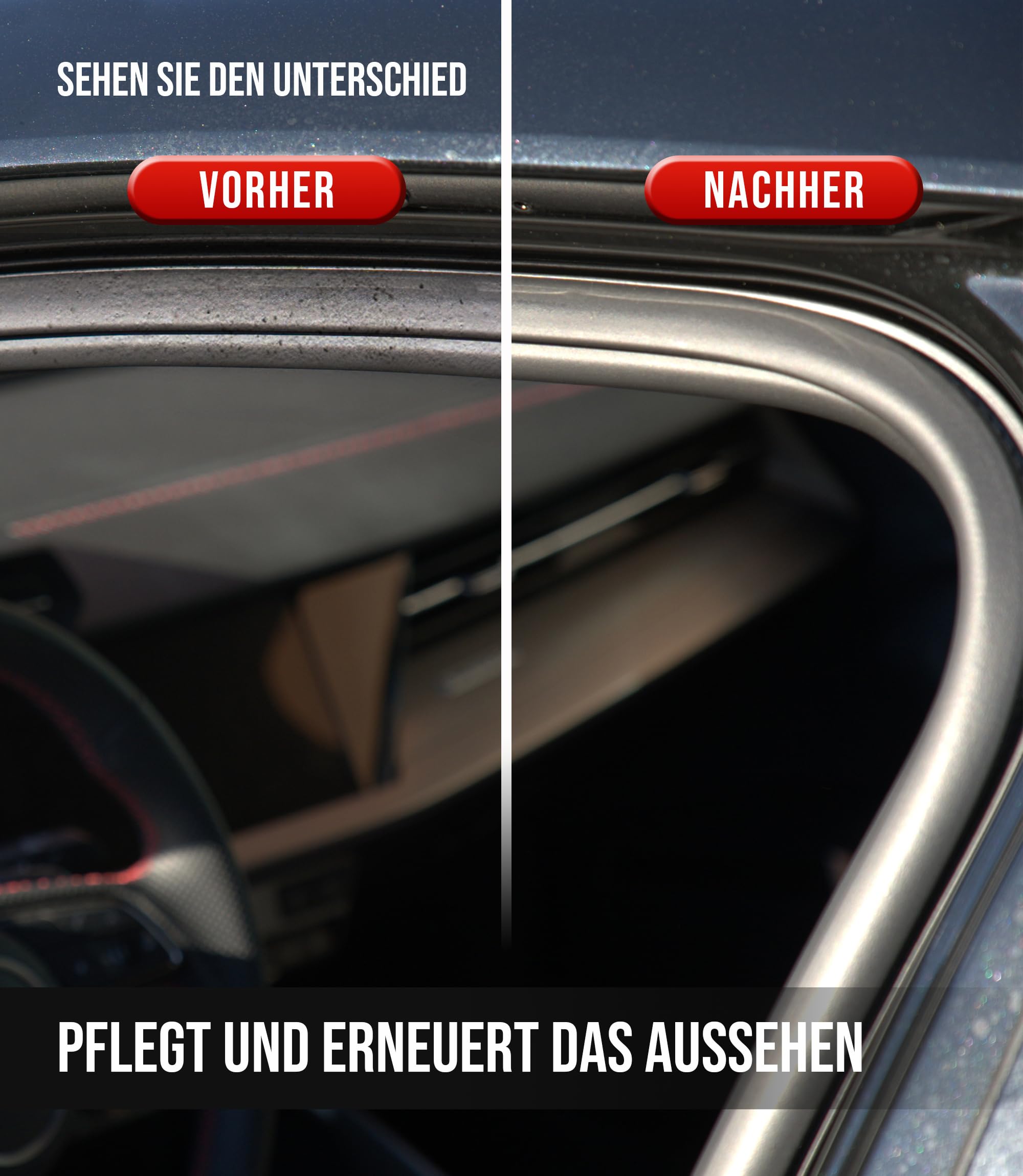 Gummipflege & Kunststoffpflege 5L - 2-in-1 Auto Aussen Pflege für Gummi & Kunststoff - Schutz vor Kälte & Witterung - Für die Tür & Rest