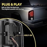 Vista 2 de DWVO Conjunto de luces traseras compatible con Dodge Ram 1500 y 03 04 05 06 2002 2003 2004 2005 2006 Dodge Ram 2500 3500 luces traseras de repuesto