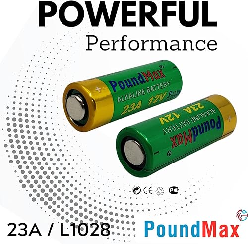 Miniatura 6 de PoundMax Paquete combinado de baterías alcalinas de 23 A  L1028 de 12 V, 5 unidades