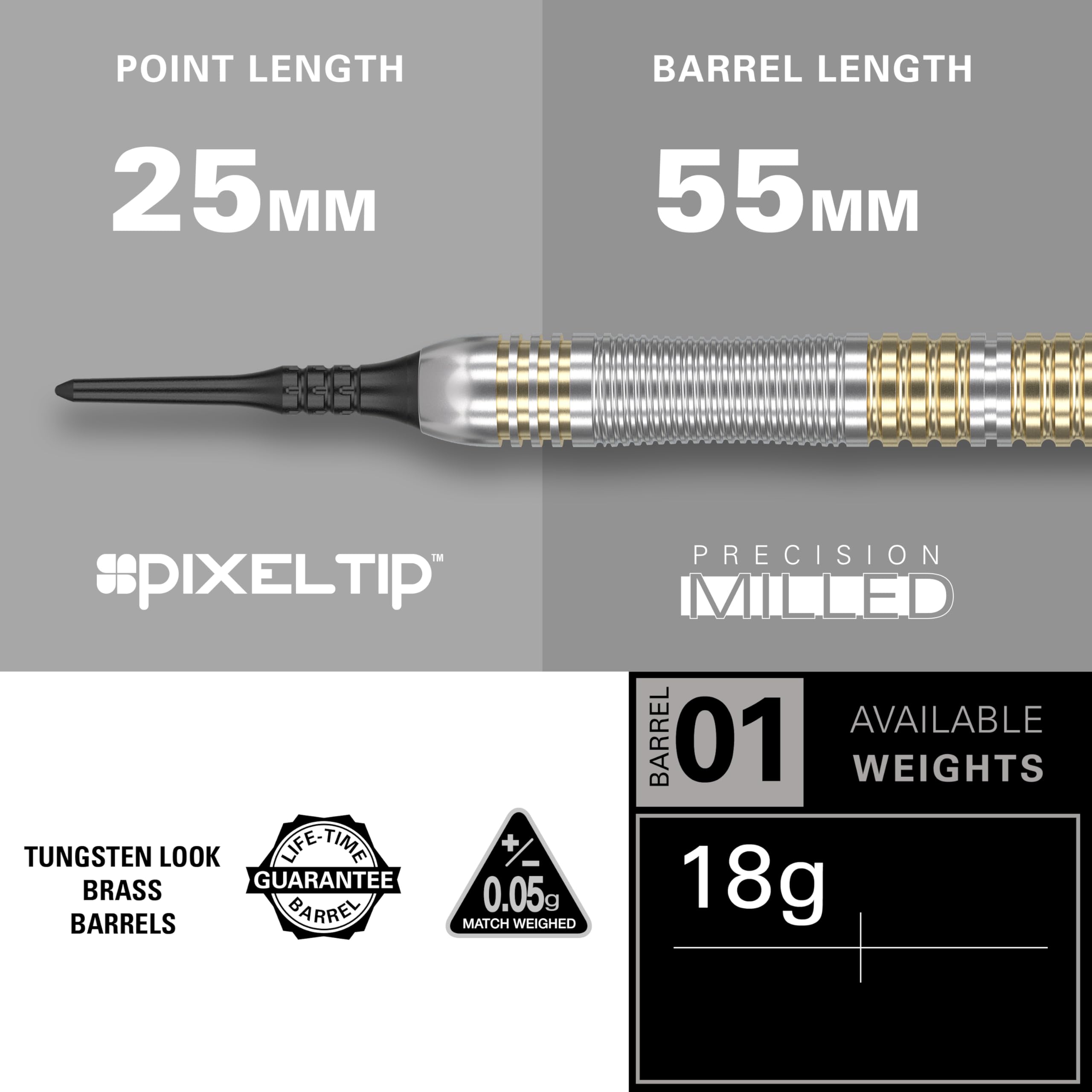 Amazon.co.jp: Target Darts Rob Cross 18G 真鍮 ソフトチップ ダーツ