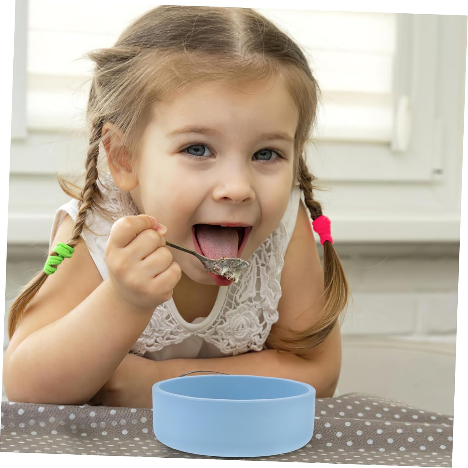 3Pcs Silicone Bowls Tableware for Boy Girl Microwave Refrigerator Flexible Essentials for Easy Feeding
