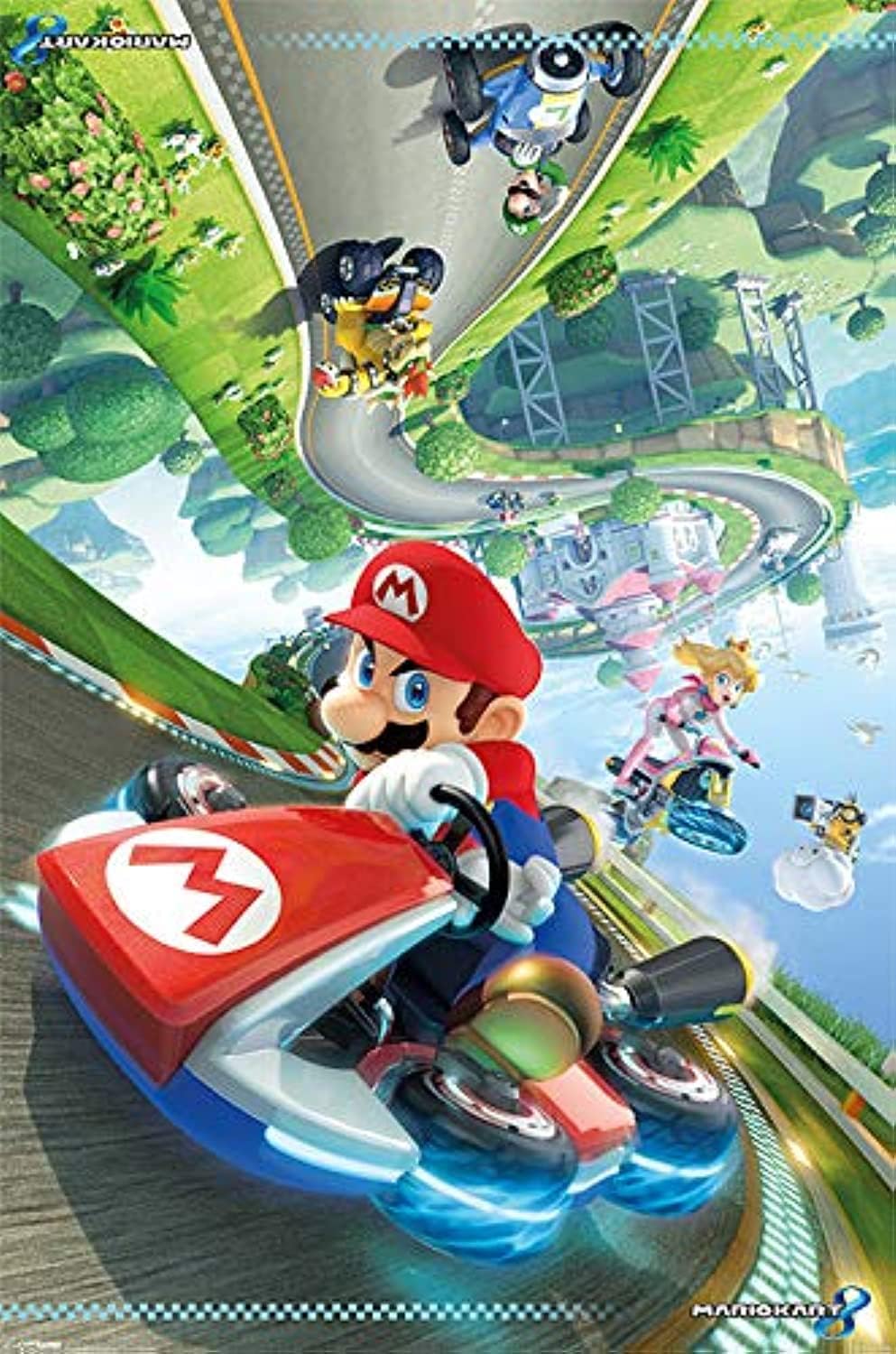 "Flip Poster Mario Kart 8" Maxi Poster, Multi-Colour, 61 x 91.5 x 1.3 cm