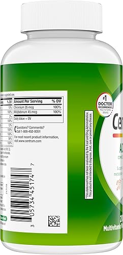 Miniatura 10 de Centrum Suplemento multivitamínico/multimineral para adultos con antioxidantes, zinc, vitamina D3 y vitaminas B, sin gluten, ingredientes sin OMG,