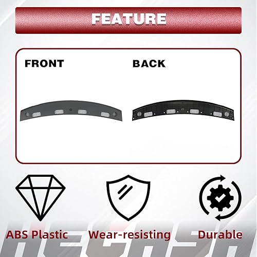Miniatura 4 de HECASA Panel superior de salpicadero compatible con Dodge Ram 1500 2002-2005 Dodge Ram 2500 3500 2003-2005 Reemplazo para tablero de instrumentos