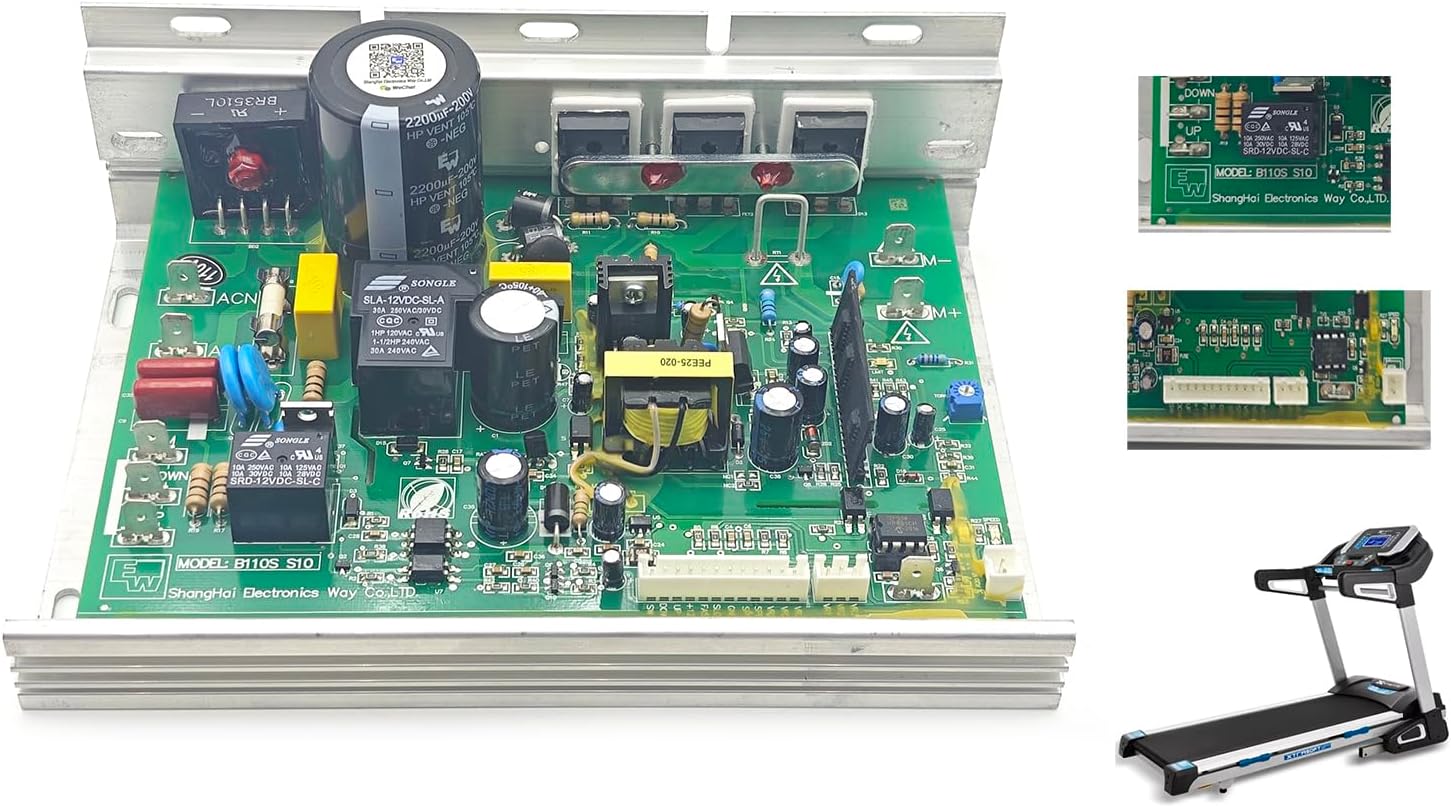 Xterra TR6.6 Treadmill Lower Motor Control Board 110V B110S S10 (BP575) Treadmill Motor Controller for DYACO Johnson Treadmill Control Board(A002020007)
