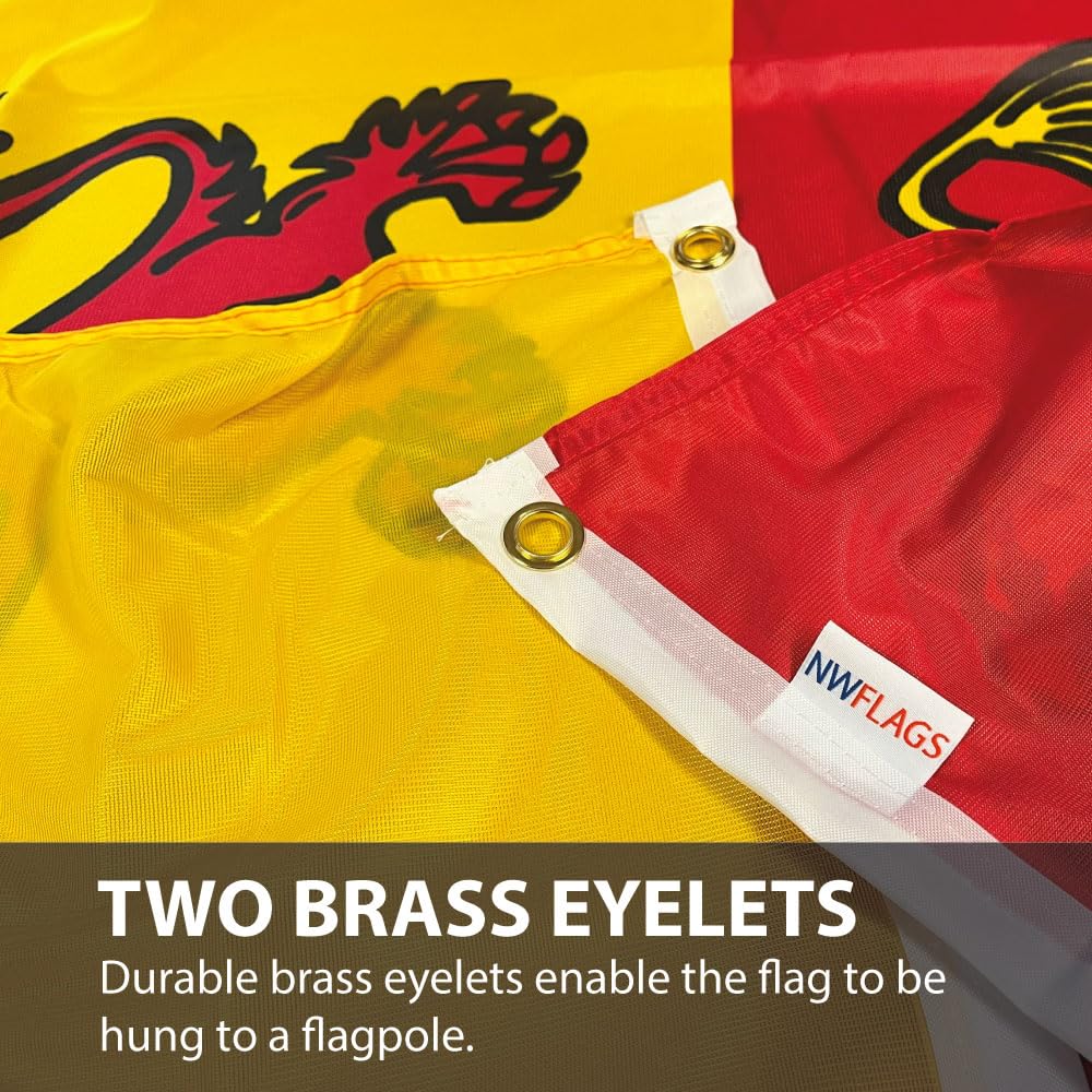 NWFlags Owain Glyndwr Flag 5ft x 3ft, Multicolor - Image 2