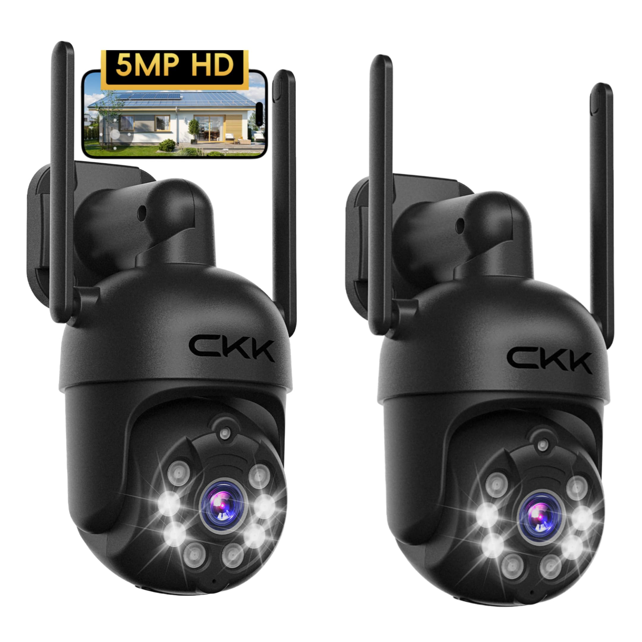 防犯カメラ Security camera COOAU 8MP 3pieces set Amazon.com: COOAU Solar Security Cameras Wireless Outdoor