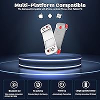 Vista 2 de Joso Control inalámbrico de juego para iOS Android PC Bluetooth Gamepad Joysticks para iPhone 131211X iPad MiniAirPro Mac MacBook tabletas Samsung