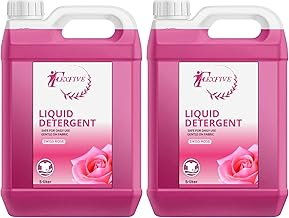 Liquid Detergent – Swiss Rose Fragrance, 10L | Gentle on Fabric | Powerful Stain Removal | Long-Lasting Floral Freshness | For Machine & Hand Wash (Pack of 2)