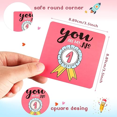 Miniatura 2 de Teling 120 piezas de notas para la lonchera para niños, lindas notas para niños de jardín de infantes, notas inspiradoras y motivacionales, para