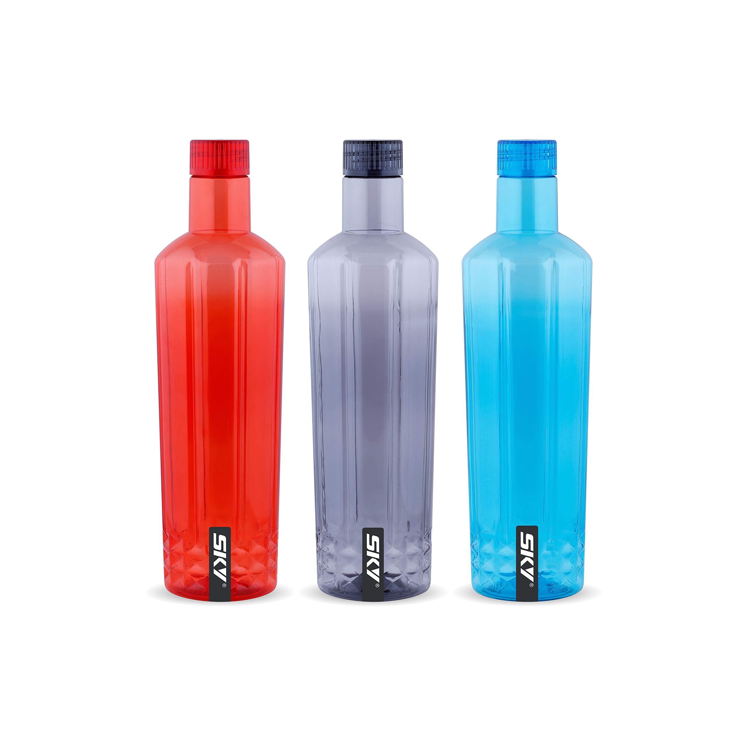 Sky Jewel Unbreakable PET Water Bottle (Assorted-3)