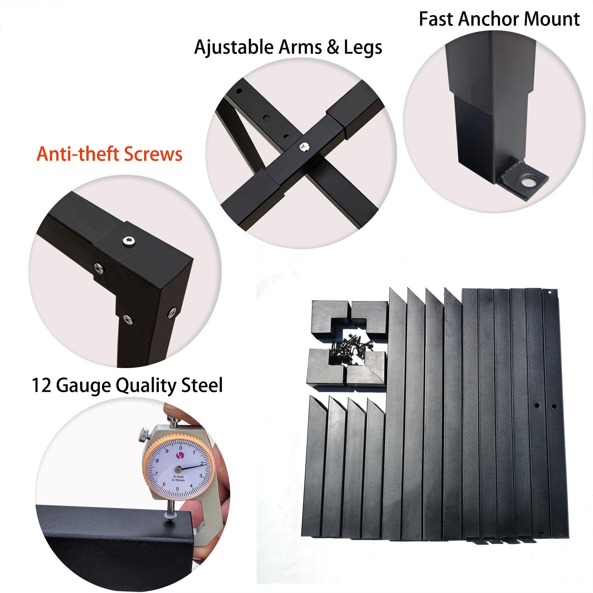 Picture of Snapklik.com : Nuwovwo AC Security Cage, Adjustable Height And Width ...
