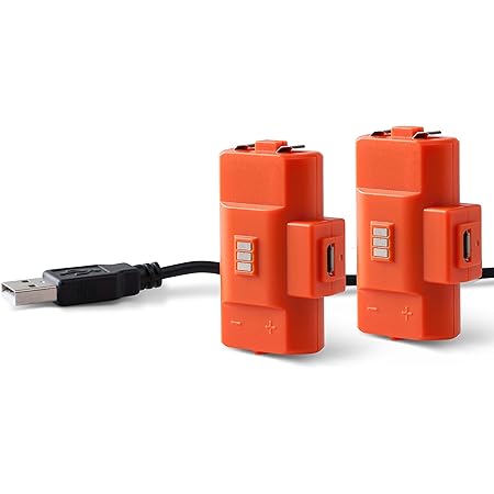 Play and Charge Kit Plus - Microsoft Officially Licensed for Xbox One/Xbox One S/Xbox One X (Standard and Elite Compatible)