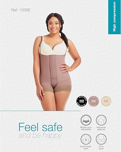 Miniatura 8 de Faja sin tirantes de alta compresión Body Shaper 066 Fajas Colombianas Moldeadoras, Prenda de compresión de abdominoplastia