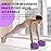 Overmont Yoga Block 2 Pack Supportive Latex-Free EVA Foam Soft Non-Slip Surface for General Fitness Pilates Stretching and Meditation 9x6x3 Yoga Strap Included