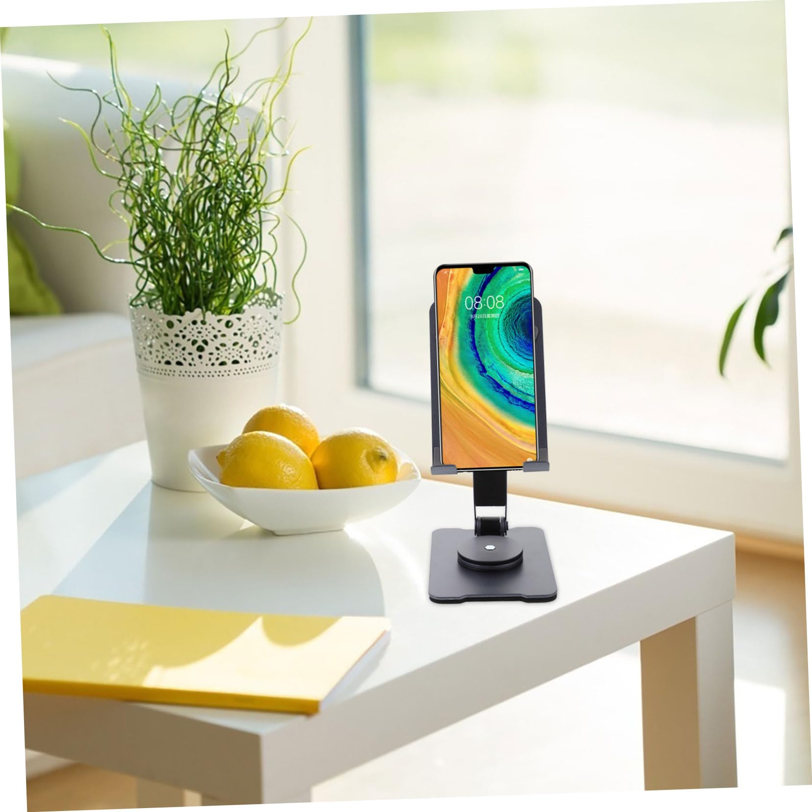 Generico Regolabilper Smartphone e Tablet Scrivania per Domestico per Streaming Video e Videoconferenze