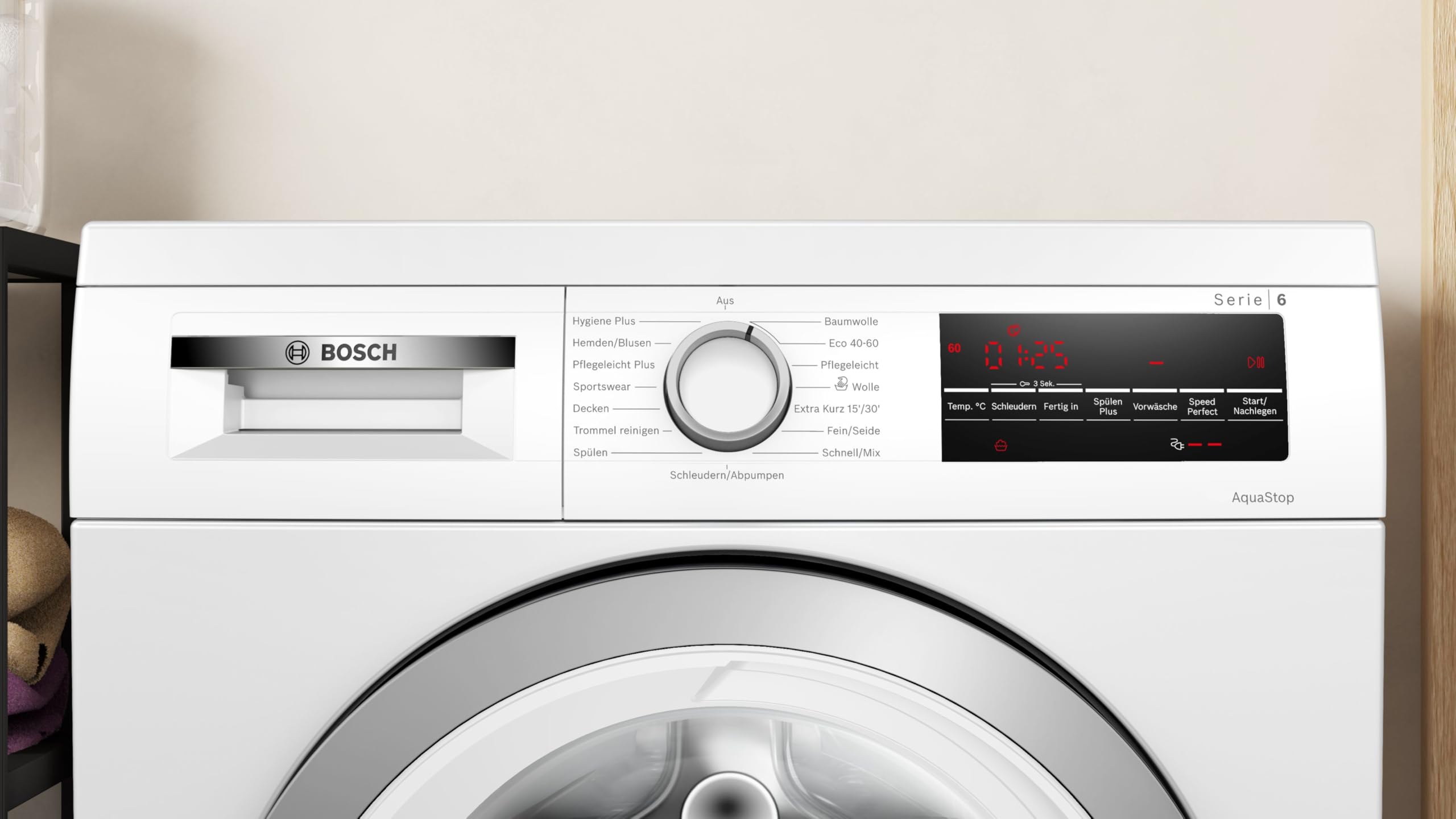 Bosch Serie 6 WUU28T71 Waschmaschine 8 kg 1400 UpM Frontlader Unterbaufähig