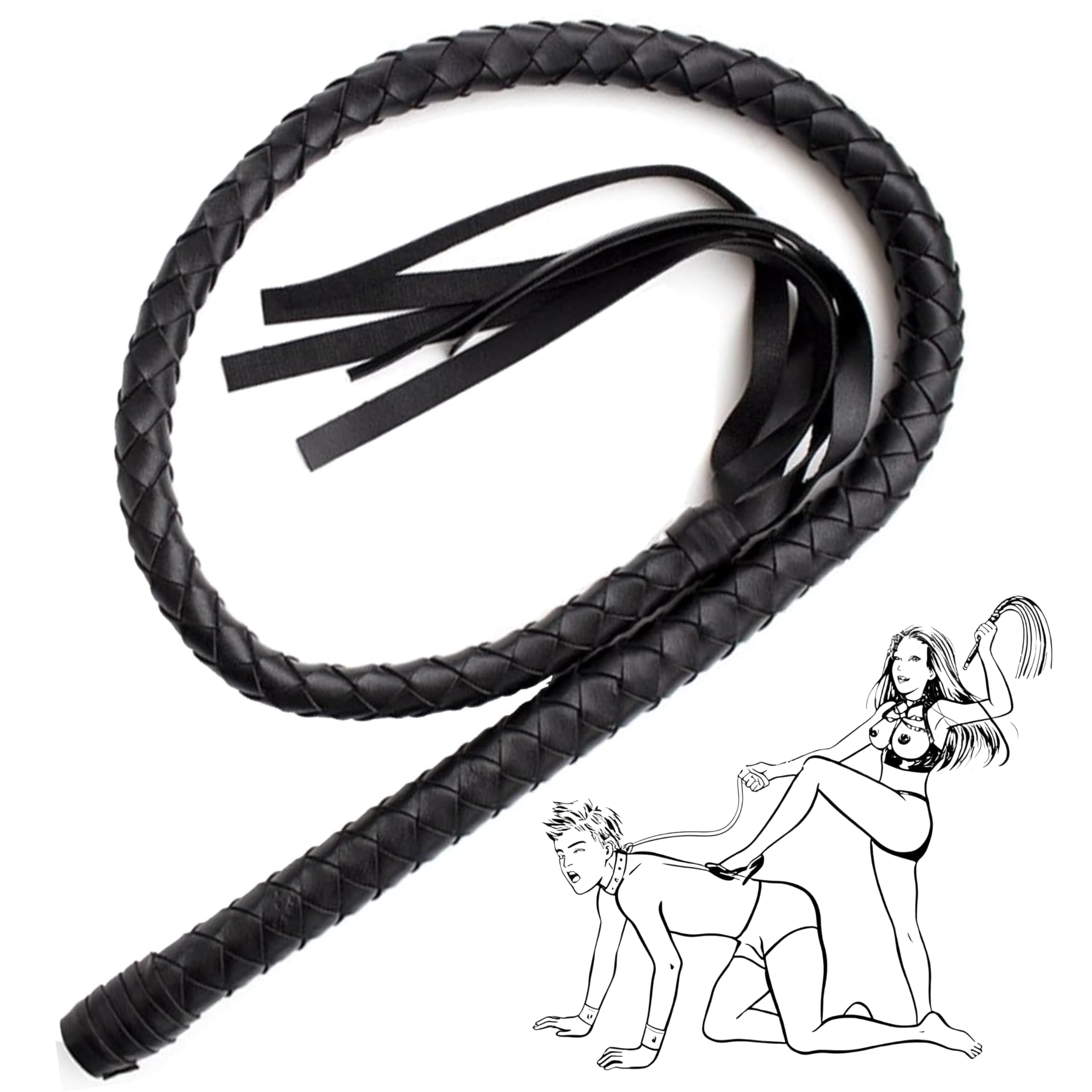 Fouet chatouilleur de coq rouge, baguette de plume, plumes, flogger
