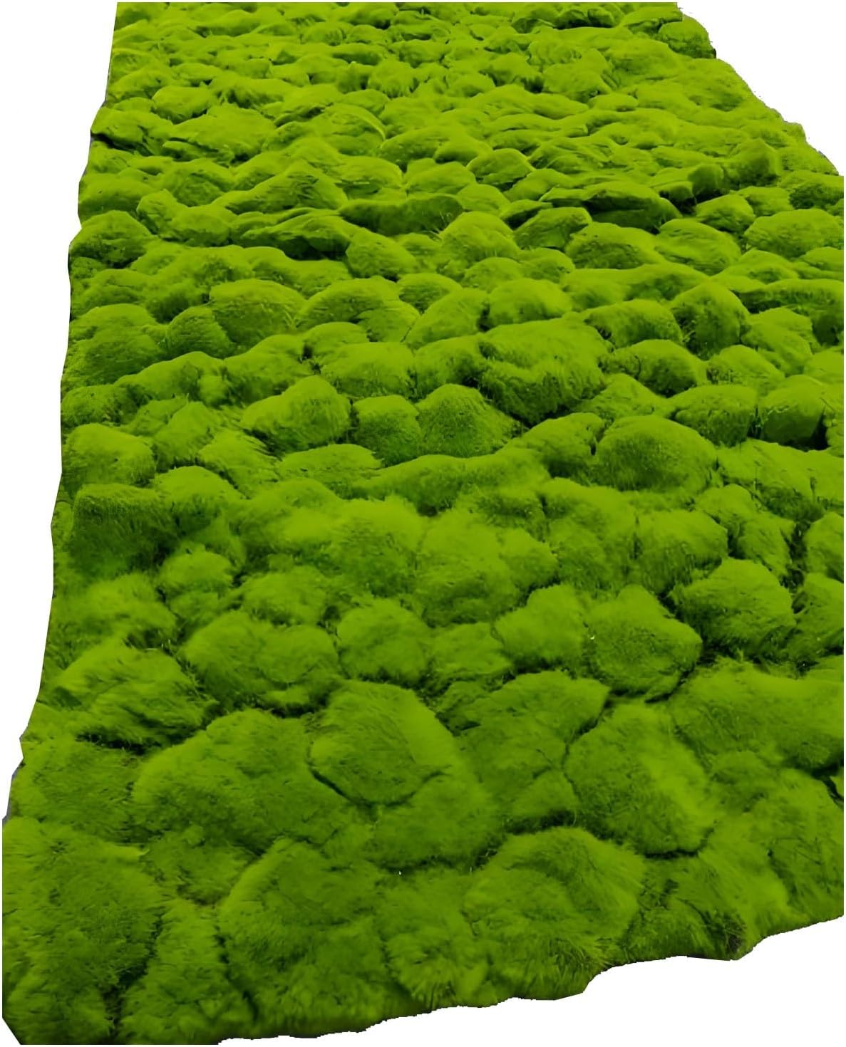 1m x 1m Artificial Grass Mat, Realistic Green Carpet for Office, Garden, Balcony, Living Room, Store Decor, Perfect for Christmas and Holiday Displays