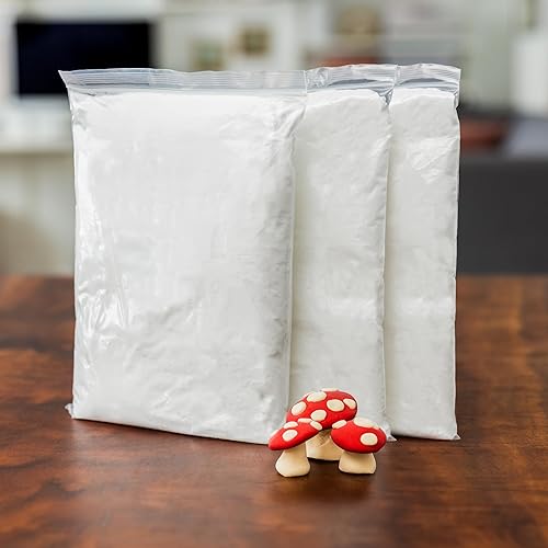 Miniatura 2 de White Air Dry - Arcilla de espuma para niños, 3.3 libras, arcilla suave para modelar a granel con funda de transporte y bolsas herméticas con cierre