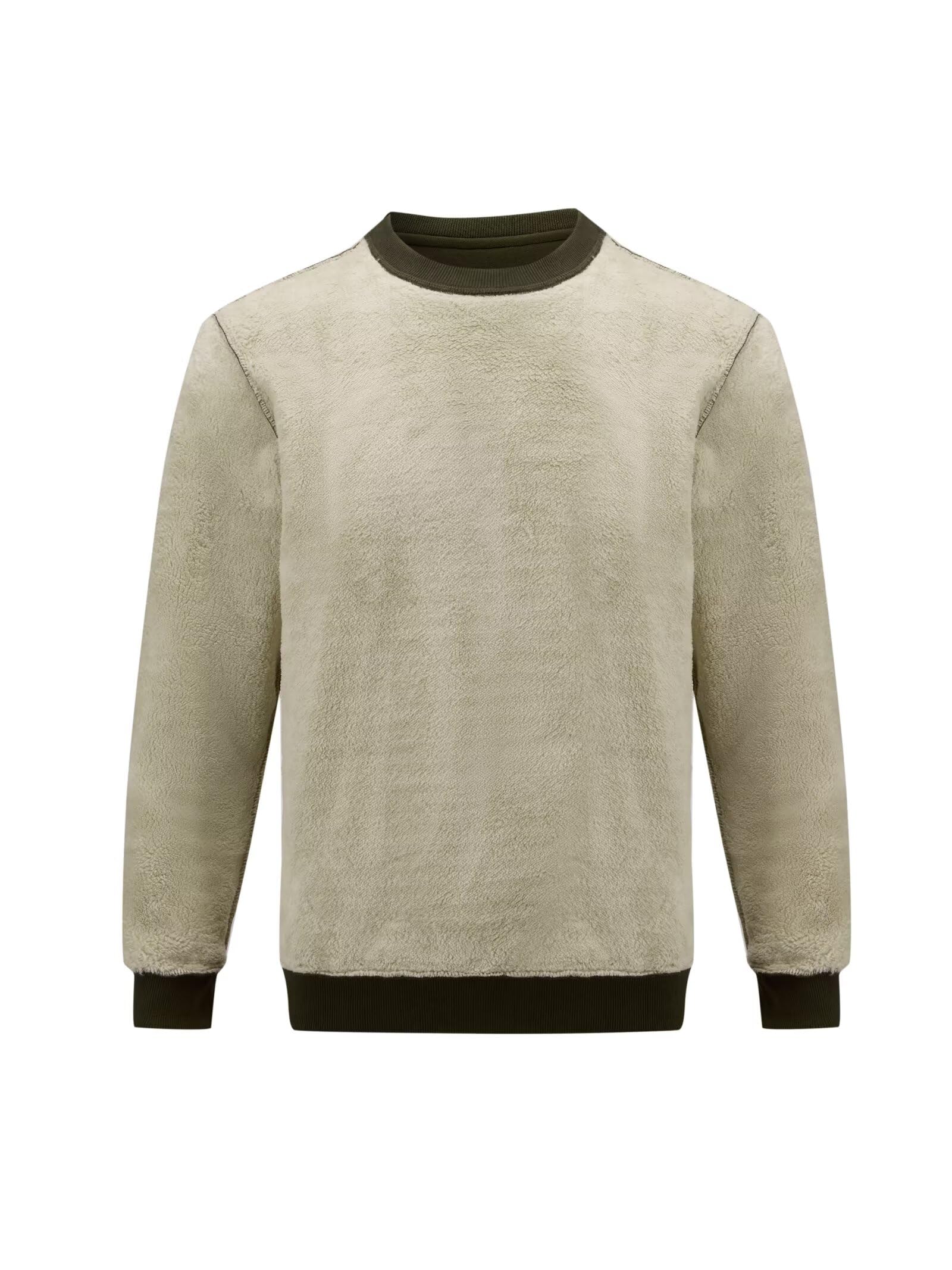 Hombres Polar Sudaderas Invierno Cuello Redondo Sweatshirt