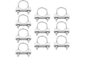10 PCS U-Bolt Clamp for Pipes
