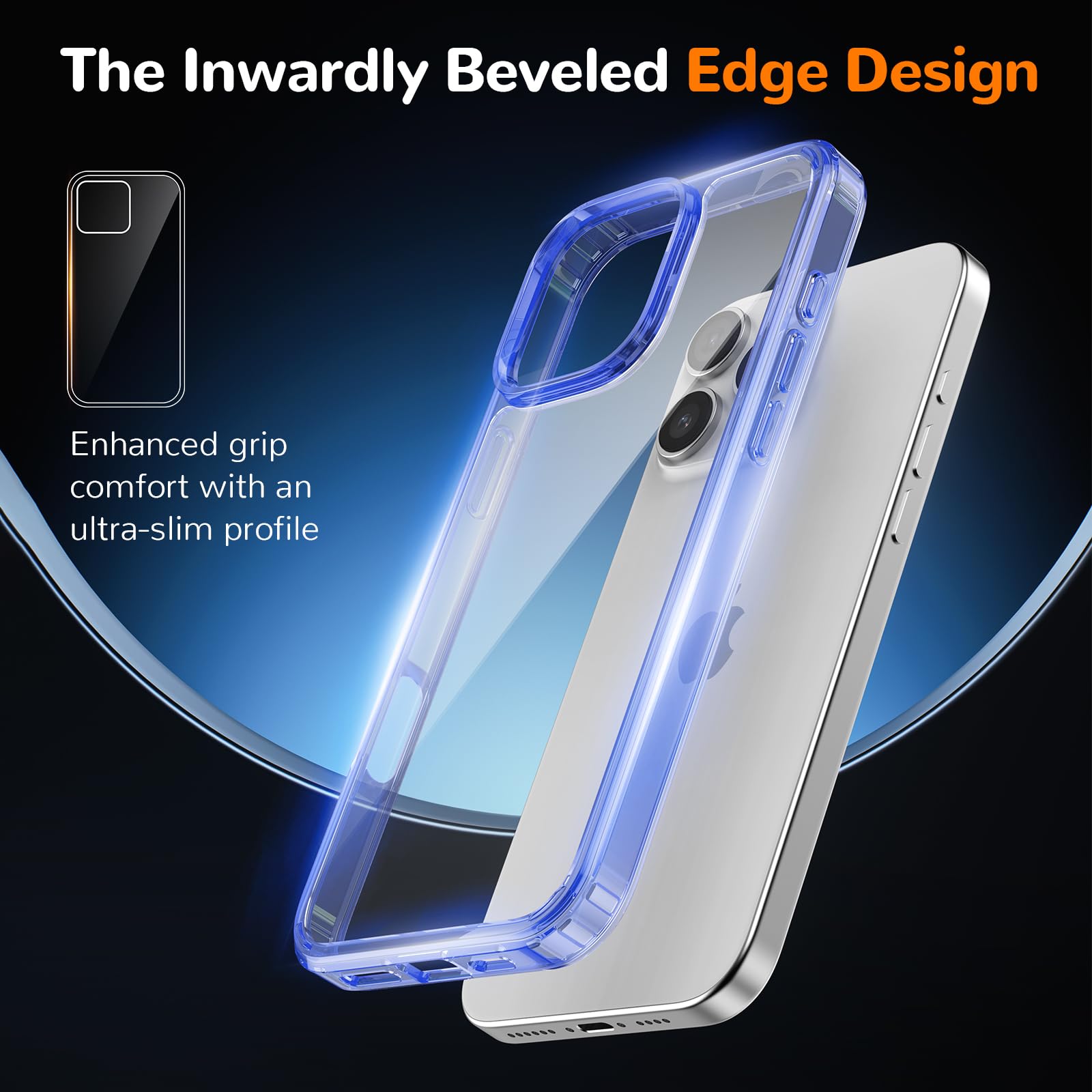 Clear Case for iPhone 15, Ultra Thin, Shockproof TPU Cover, Anti-Yellowing, Crystal Clear, Phone Case for Apple iPhone 15 - Clear — view 341
