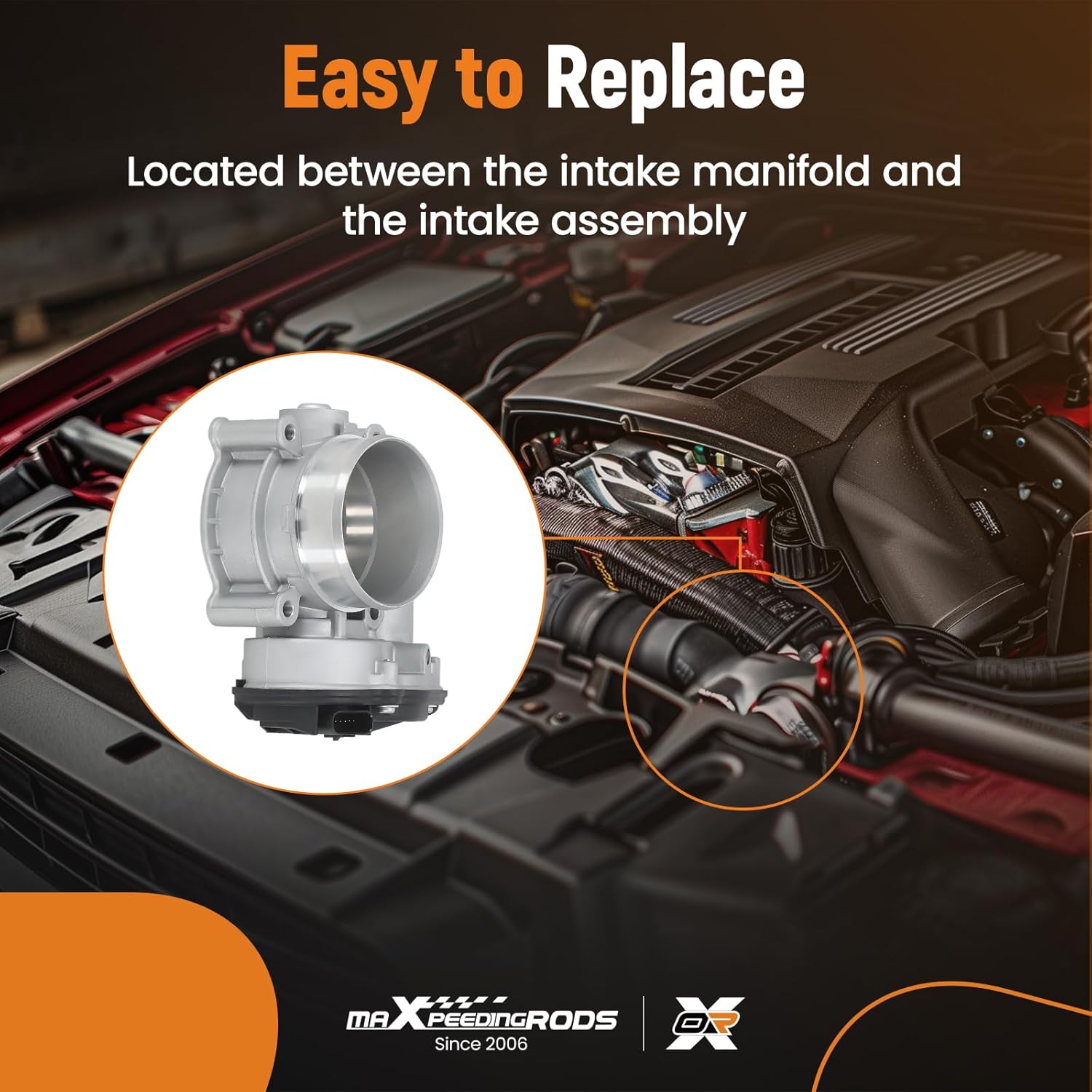 maXpeedingrods Electronic Throttle Body 977-593 for Ford F150 2015-2016 Expedition 2015-2017, Transit 150 250 350 2015-2020, for Lincoln Navigator 2015-2016, S20062 BL3Z9E926A