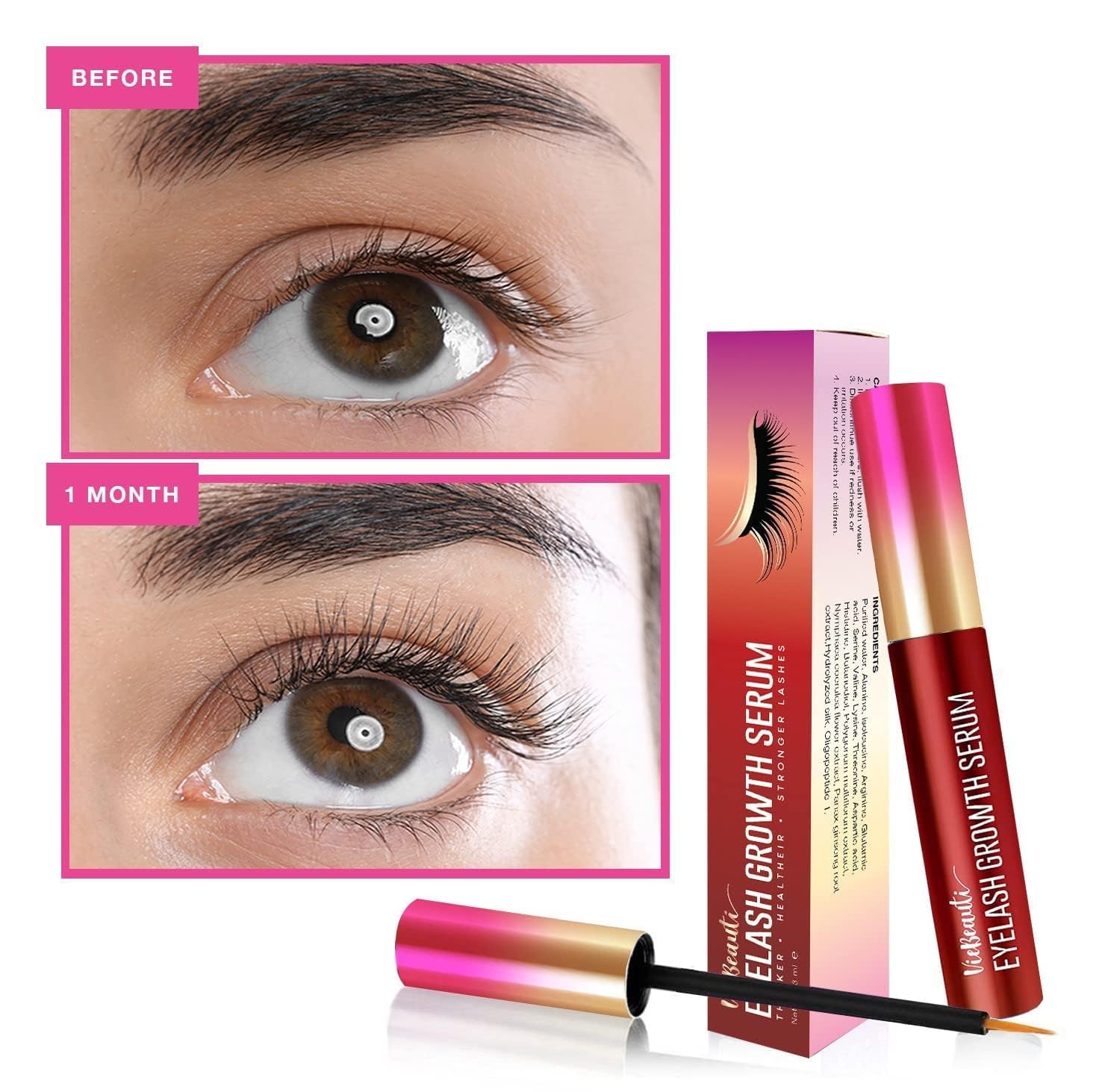 VieBeauti Eyelash Serum for Daily Lash Care, Gentle PGA-Free Lash Conditioning Serum to Support Healthier Looking Lashes, Vegan & Cruelty-Free - Image 6