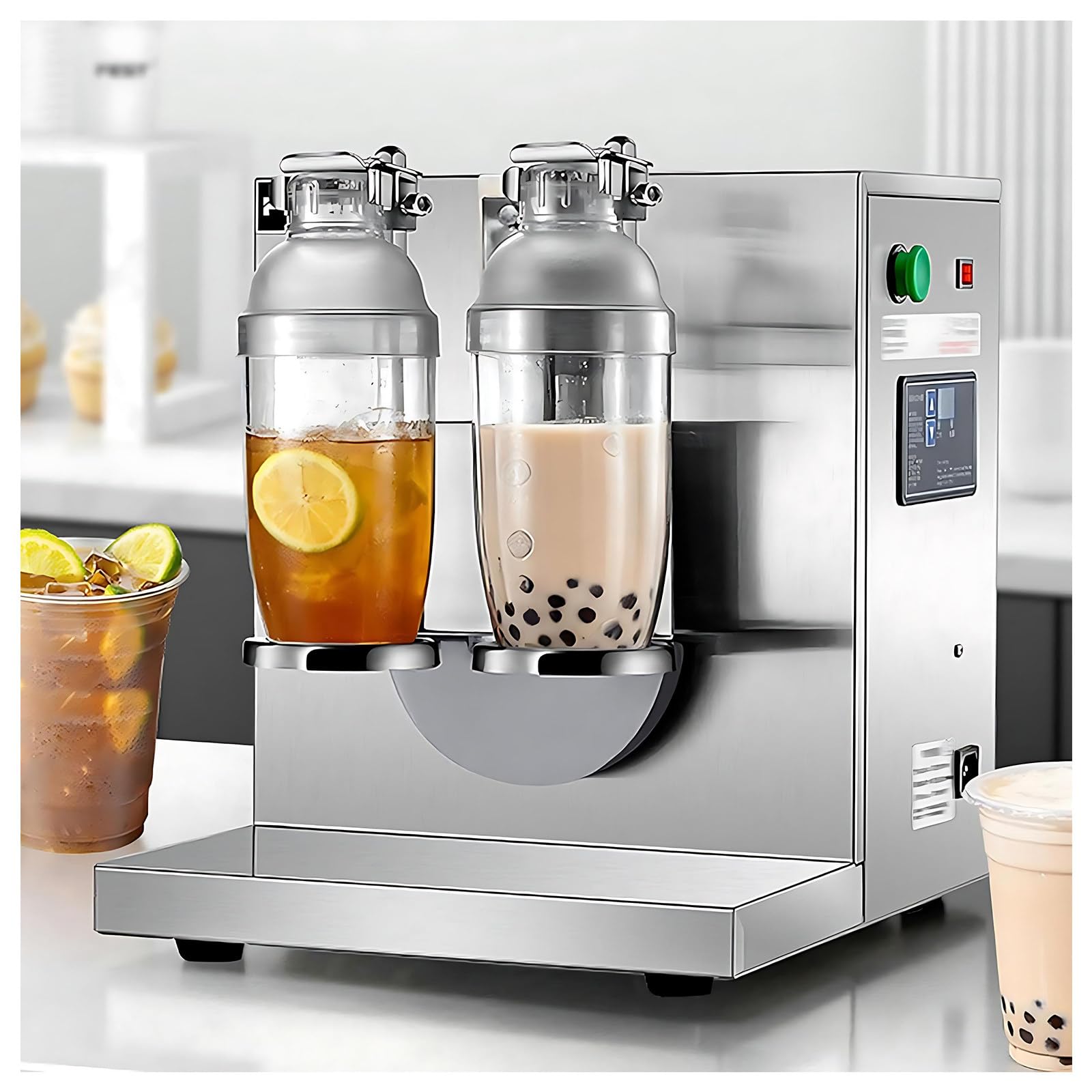 Agitateur électrique à thé au lait pour bars à boba et préparation de milk-shakes