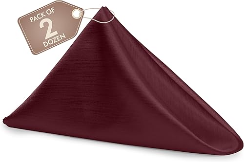 Miniatura 535 de Ultimate Textile -1 docena - Reversible Shantung Satin - Majestic - Servilletas de tela Majestic de 17 x 17 pulgadas color azul pizarra