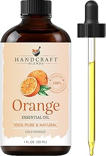 Sweet Orange Essential Oil - 1 Fl Oz - 100% Pure and Natural - Premium Grade Essential Oil for Diffuser and Aromatherapy