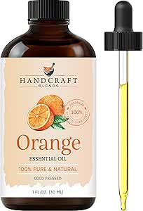 Sweet Orange Essential Oil - 1 Fl Oz - 100% Pure and Natural - Premium Grade Essential Oil for Diffuser and Aromatherapy