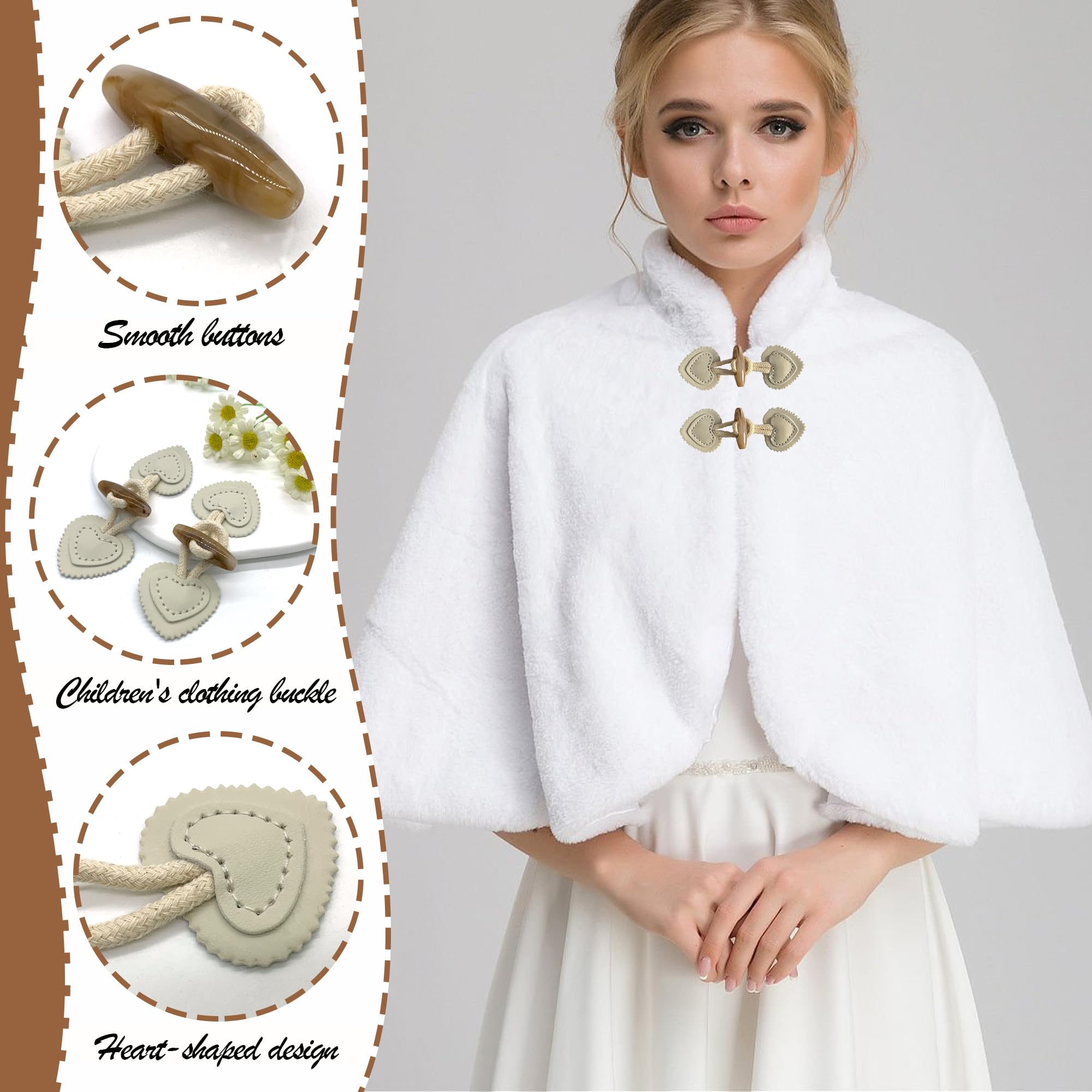 Lot De 12 Fermoirs à Bascule En Cuir Synthétique Et Résine