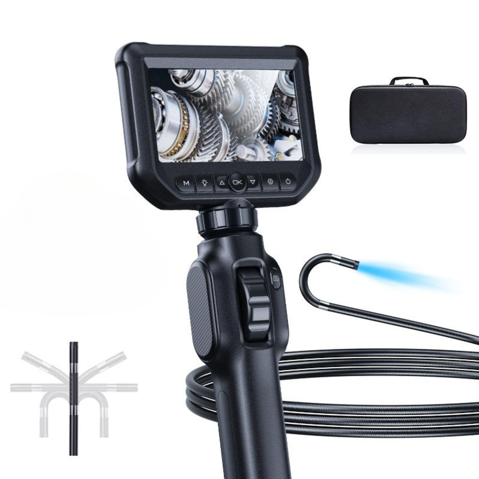 2025 Upgraded Two-Way Articulating Borescope, Endoscope