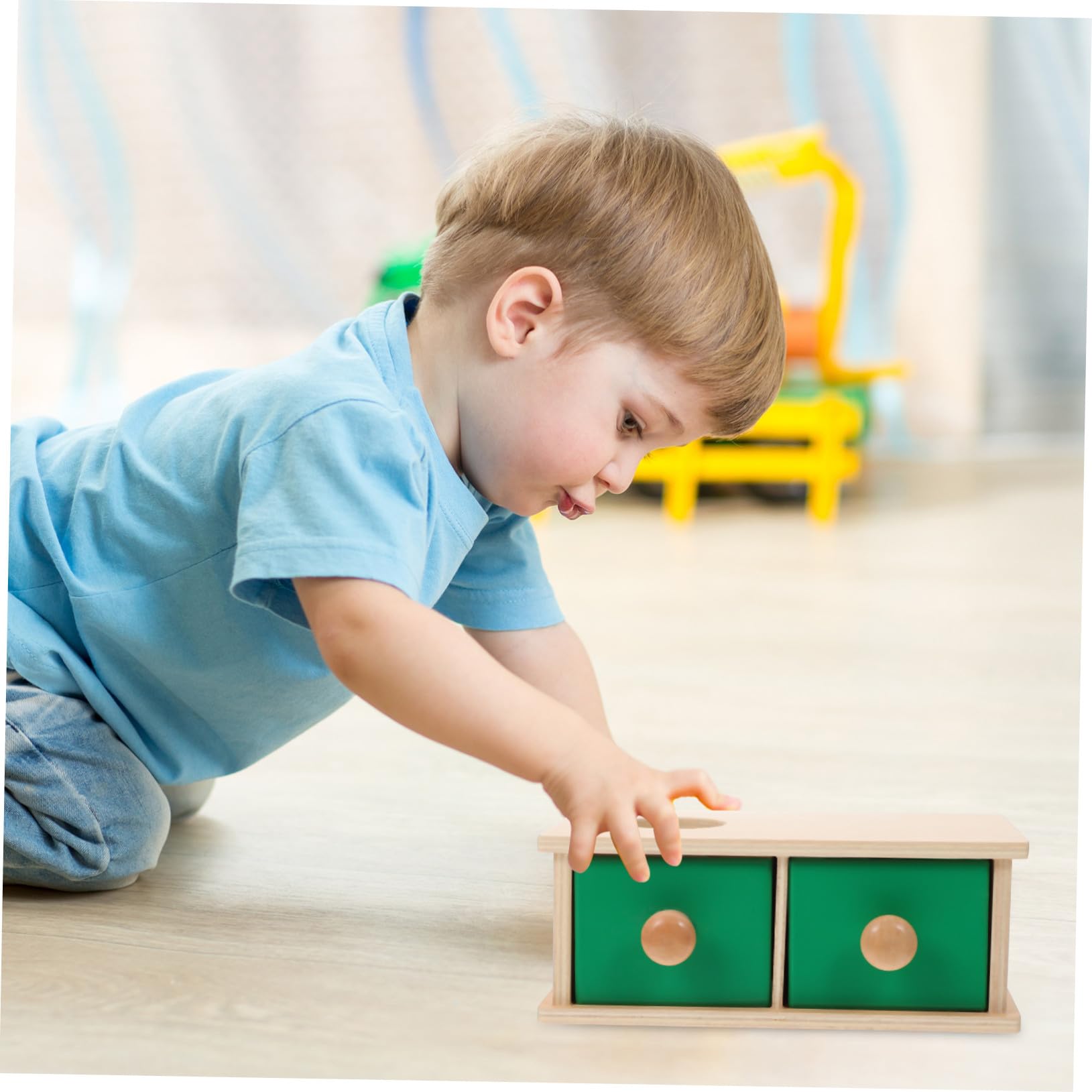 Juguete Educativo de Madera para Coordinación -Mano Montessori con Caja para Desarrollo Intelectual para Bebés y Pequeños