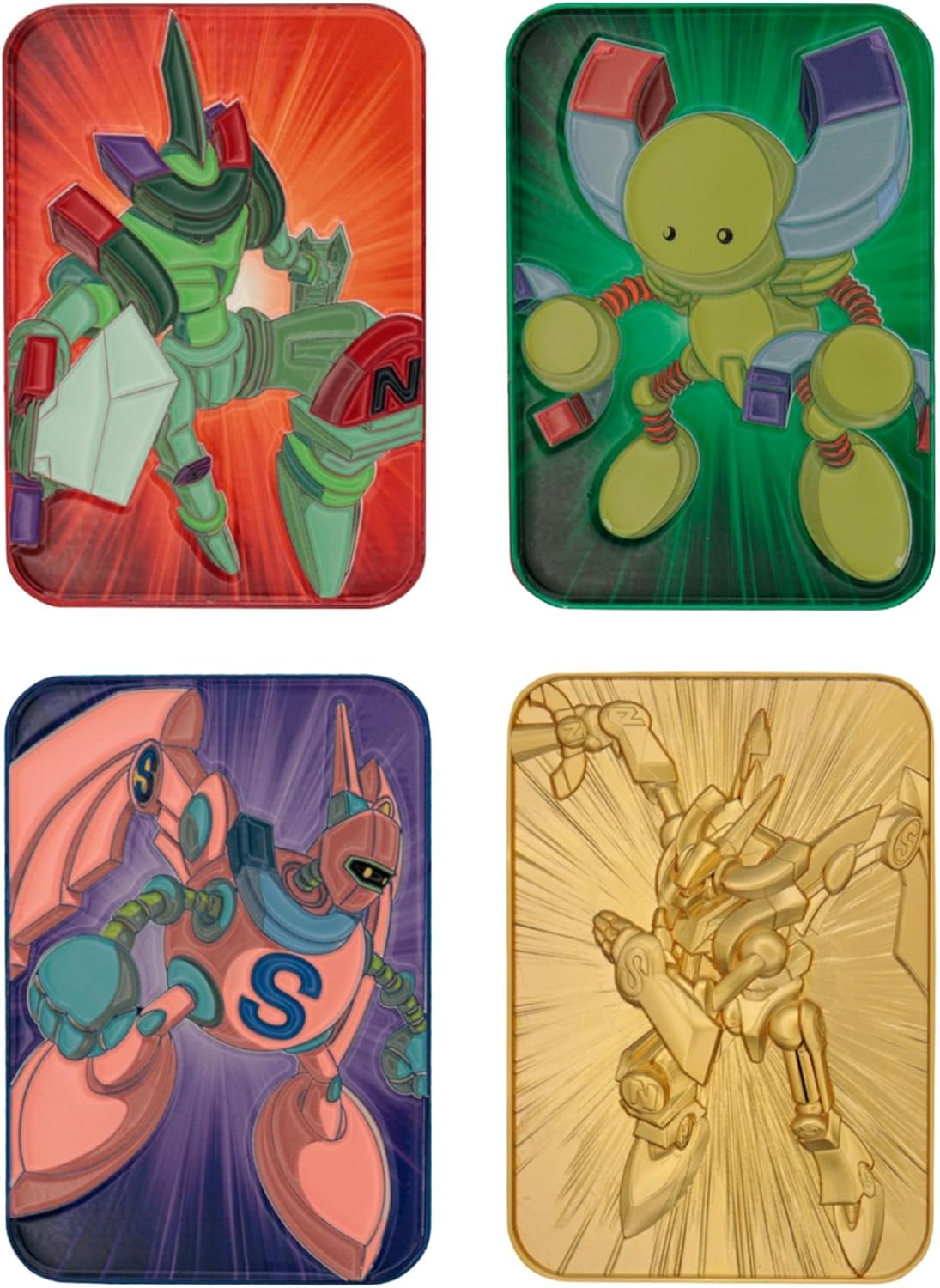 Yu-Gi-Oh! Limited Edition Magnet Warrior Ingot Set of 4