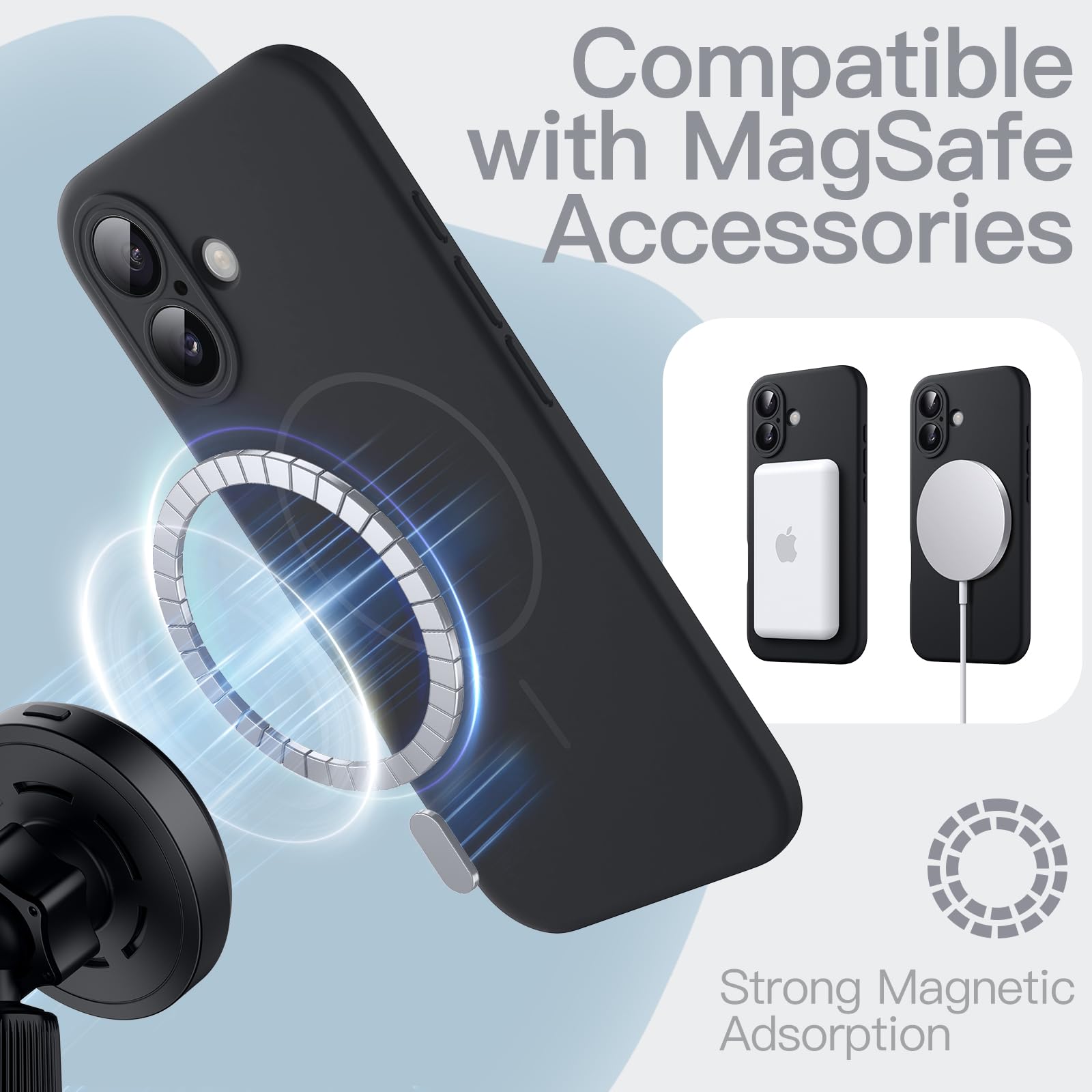Amazon.co.jp: JETech iPhone 17用 マグネットシリコンケース