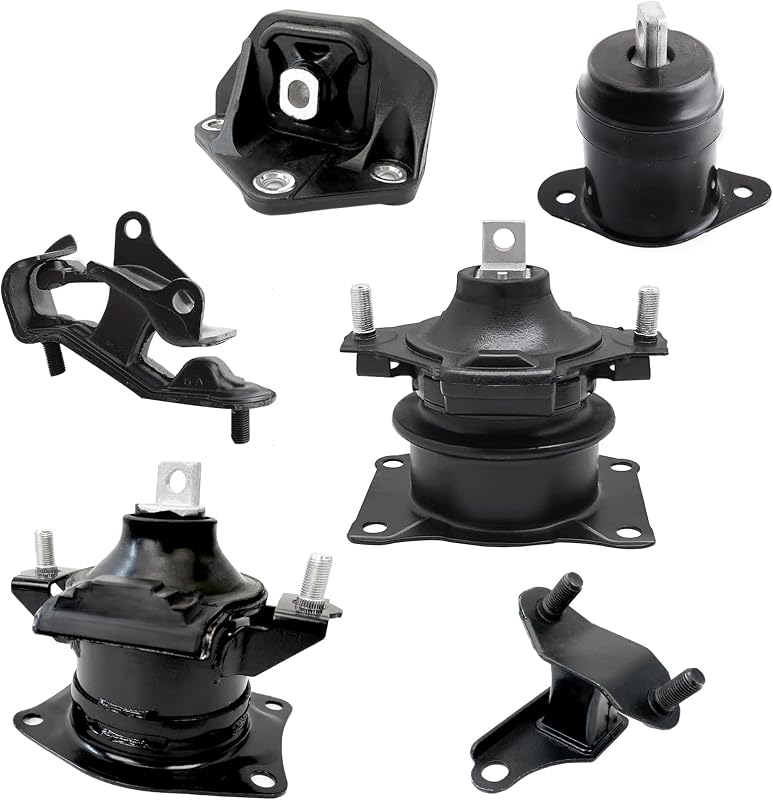 Kit de coxins do motor e câmbio Mardarth para Honda Accord 3.0L V6 automático 2003–2007 – 6 unidades