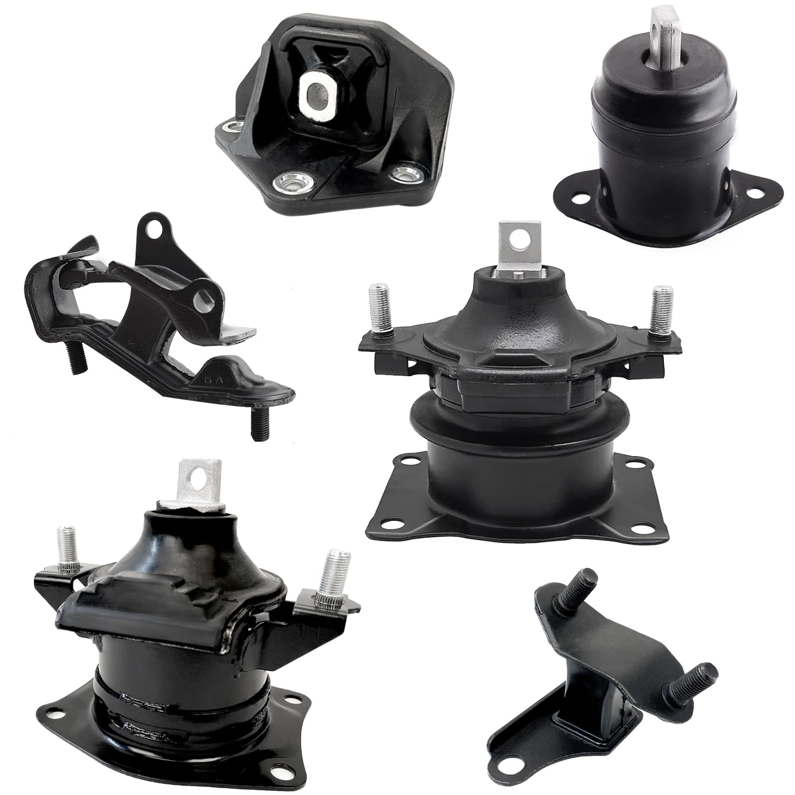 Engine Motor and Transmission Mount Compatible with 2003-2007 Accord LX EX SE 3.0L Automatic Trans - Replaces A4527HY A4526HY A4525 A4544 A4517 A4524