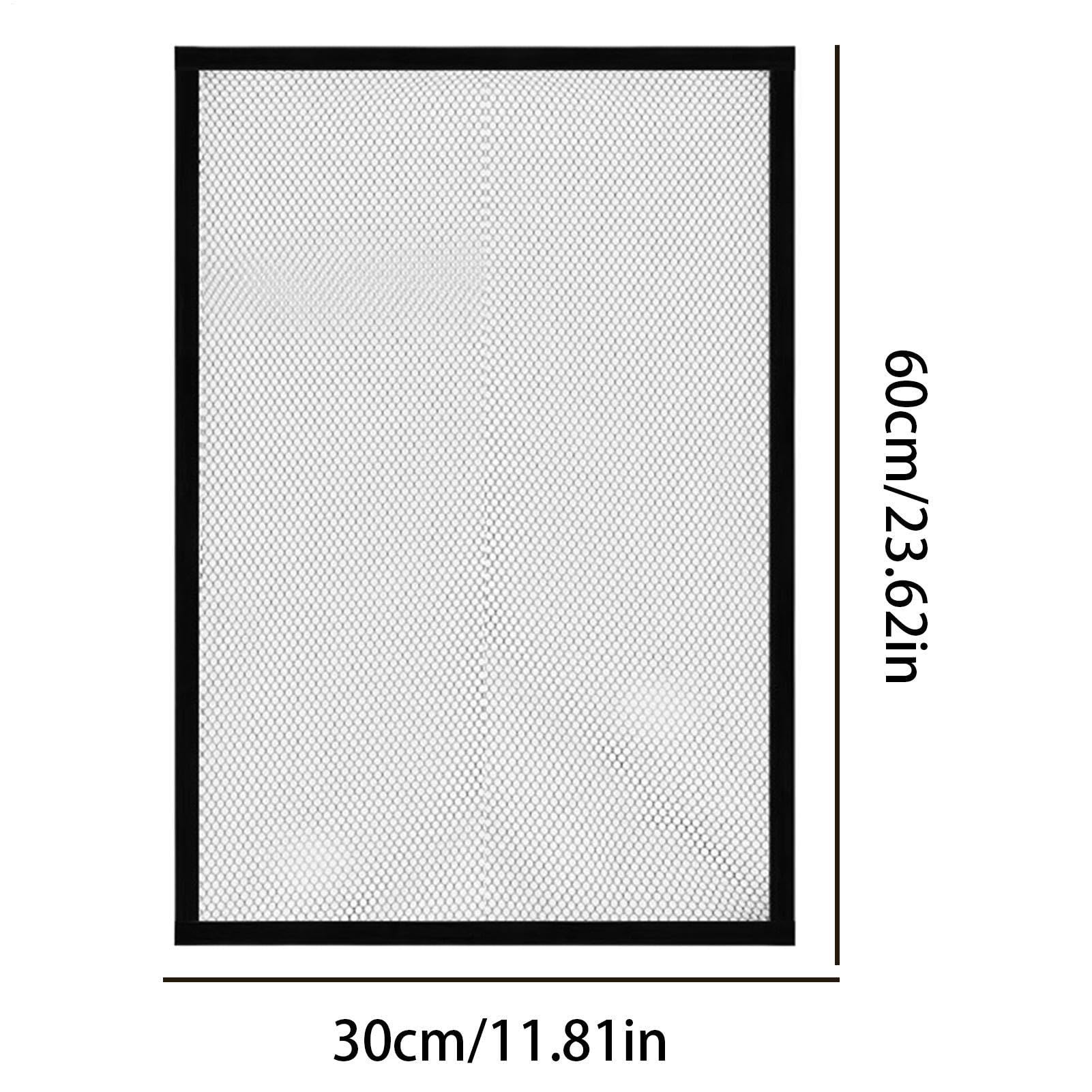 Fischtank Abdecknetz - 60x30cm / 80x40cm, Sicherer Haubenschirm | Transparentes Aquariennetz, Ausbruchschutz & Sprungstopp Present for Aquaristik Pflege Wartung Terrarium Langlebige Mesh-Abdeckung