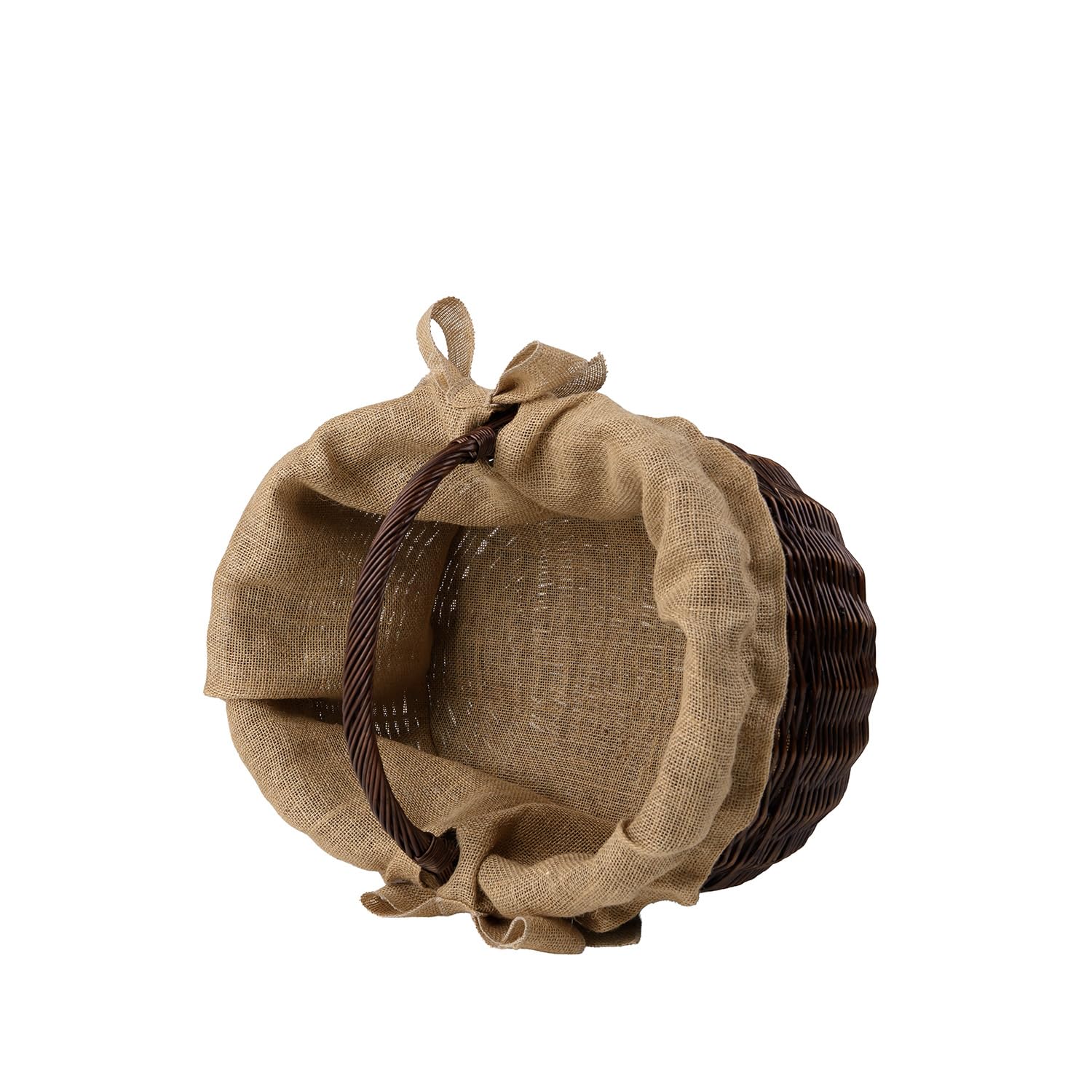 Cesta Portalegna da Interno in Vimini Porta Legna da Interni Fatto a Mano Cesta in Vimini per Legno Cestino per tronchi Ceste per Legna da Interno