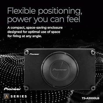PIONEER A-Series TS-A3000LB Pre-Loaded Shallow-Mount 12 Sub 1500W Max