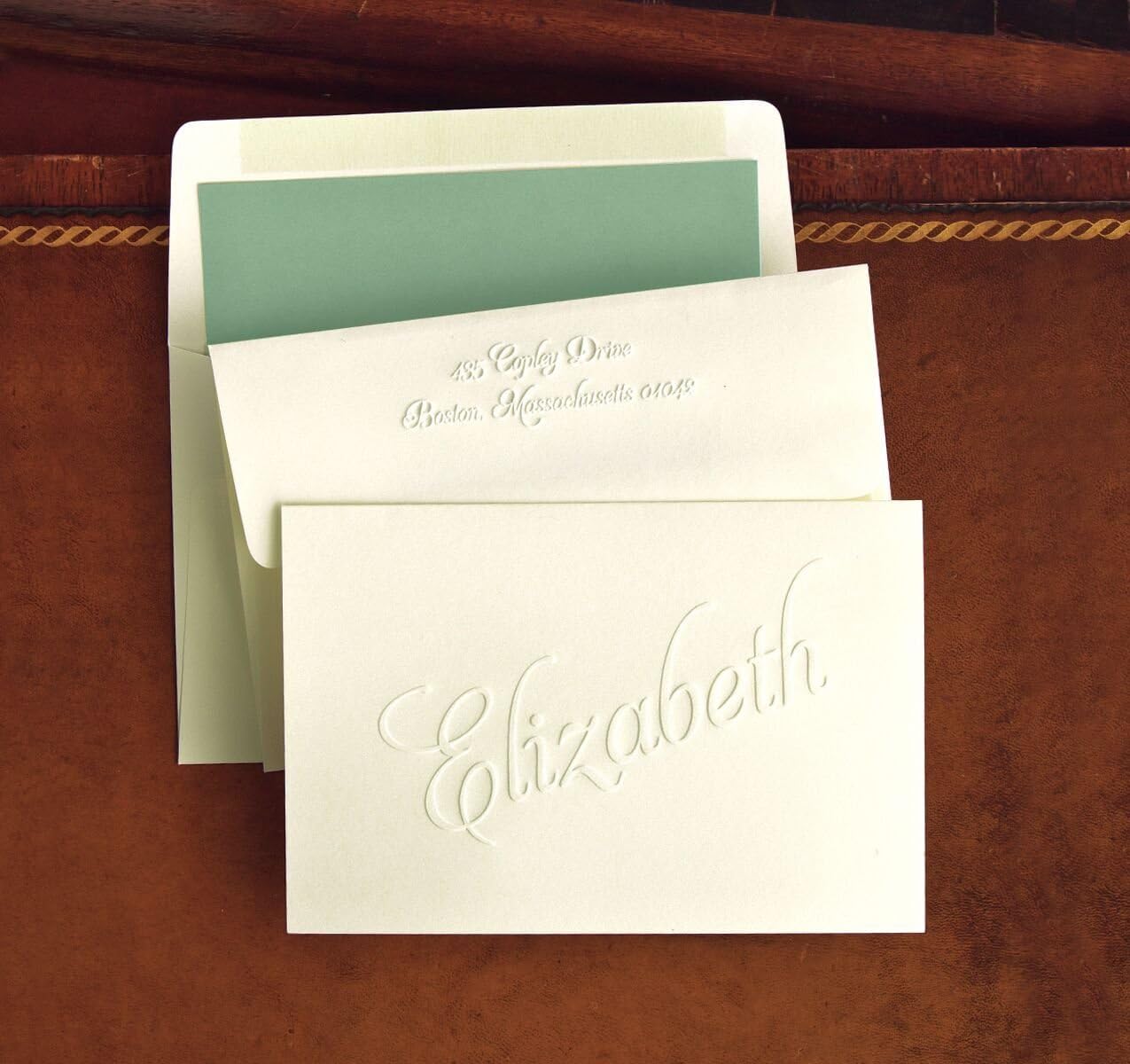 Classic Embossed Fold Notes - 2793