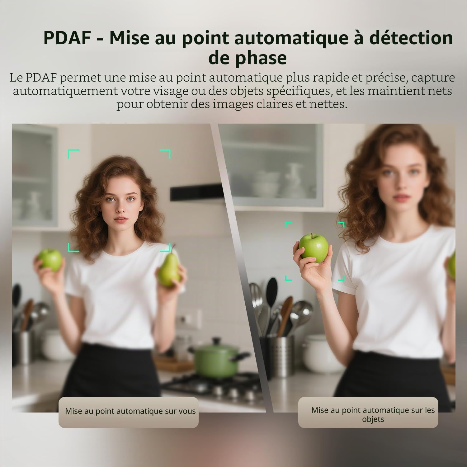 TOALLIN Webcam 4K avec Anneau Lumineux, télécommande, Autofocus PDAF, 12 Millions de Pixels, Double Micro intégré, Zoom numérique 5X, Webcam pour Diffusion en Direct et appels vidéo