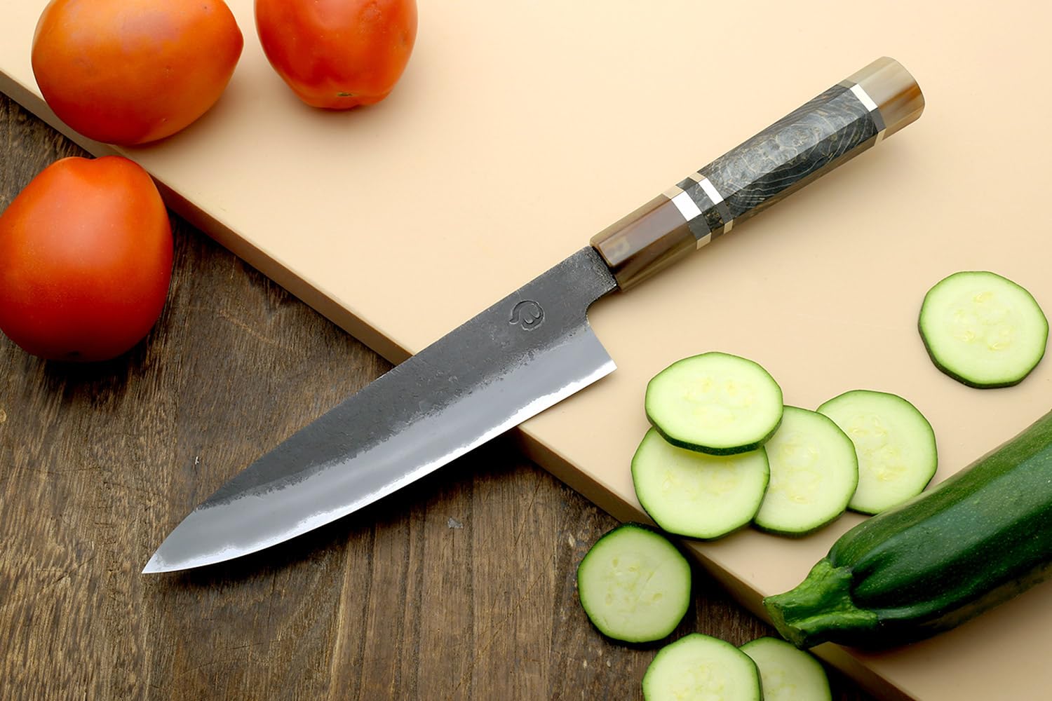 Yoshihiro Aoko Nakiri Japanisches Gemüsemesser ohne Saya, 165 mm