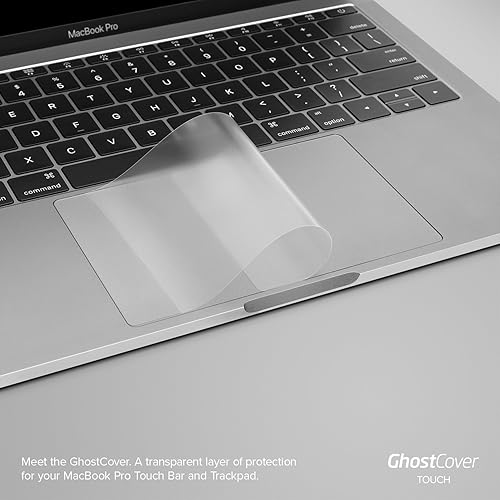 Miniatura 2 de Uppercase GhostCover Touch Premium Touch Bar y Trackpad Protector con acabado mate para MacBook Pro 2019 de 16 pulgadas (2019 MacBook Pro 16, A2141)