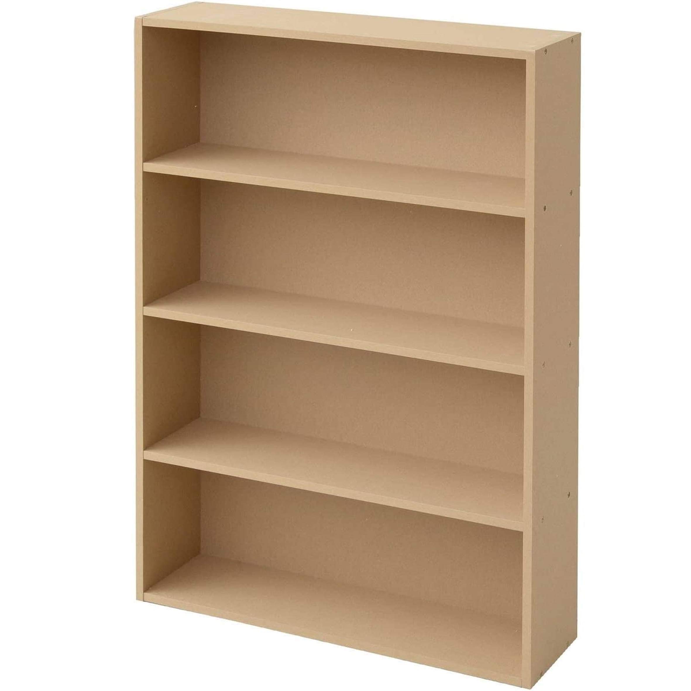 Amazon｜山善(YAMAZEN) 文庫本収納ラック 本棚カラーボックス クラフト