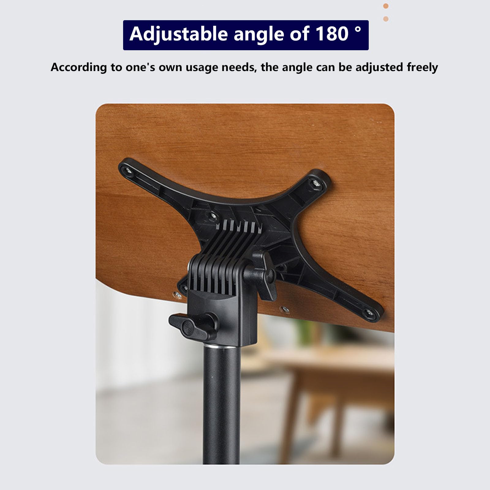 Klappbarer Notenständer, 2-in-1 Schreibtisch-Buchständer, höhenverstellbar, 50 - 180 cm, für Musiker und Studenten